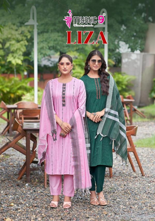 Mystic9 Liza Vol-1 – Kurti Pant With Dupatta